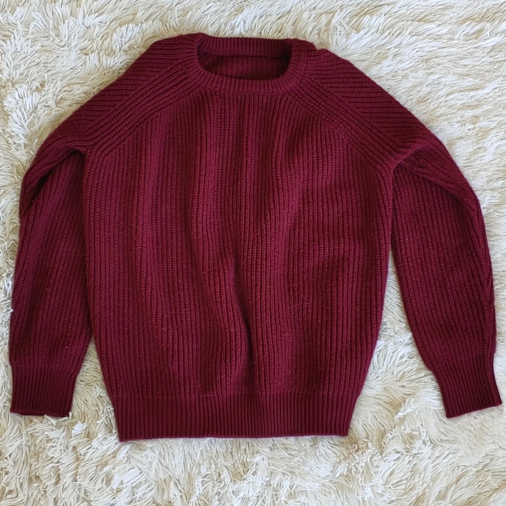 Red Knit Sweater